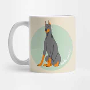 Doberman Pinscher Dobie Lover Gift Dog Breed Pet Lover Puppy T-Shirt Mug